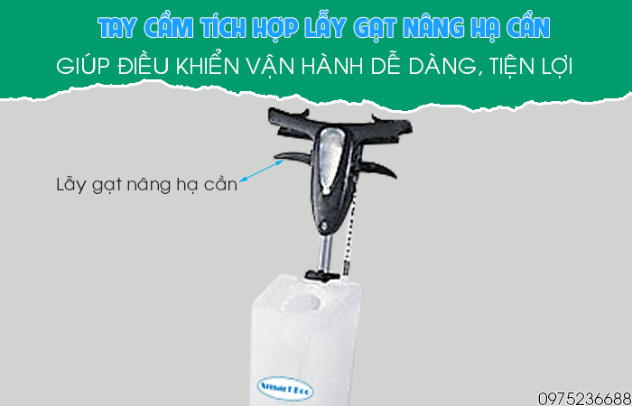 Tay cầm Smart Eco SE 130 giúp điều khiển vận hành tiện lợi