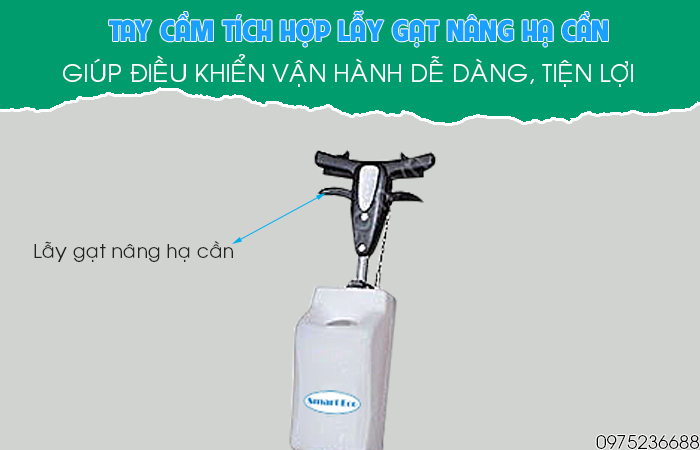 Tay cầm Smart Eco SE 198 giúp điều khiển vận hành tiện lợi