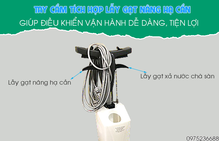 Tay cầm Smart Eco SE 520 giúp điều khiển vận hành tiện lợi