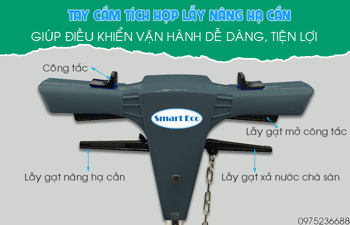 Tay cầm Smart Eco SE 521 giúp điều khiển vận hành tiện lợi