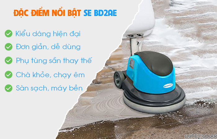 Đặc điểm nổi bật máy chà sàn liên hợp Smart Eco SE BD2AE