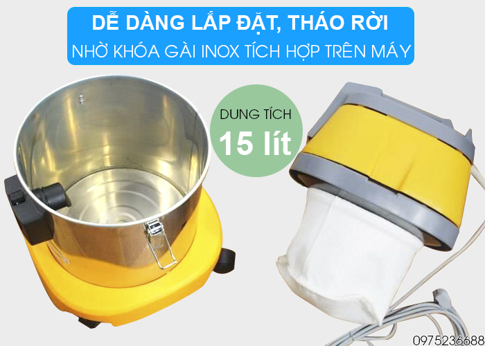 HiClean HC 15 dễ dàng tháo lắp