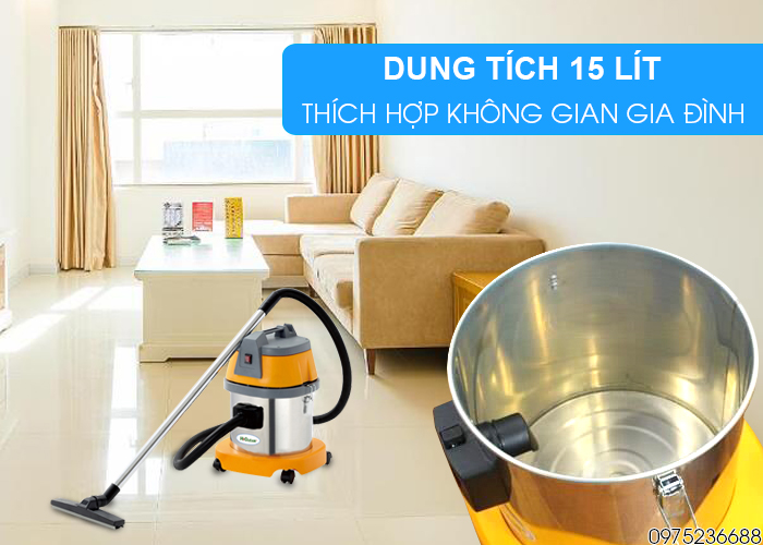 Dung tích HiClean HC 15 15 lít