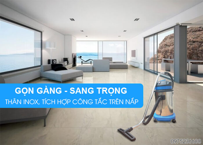 Máy hút bụi hút nước Smart Eco SE 30 gọn gàng sang trọng