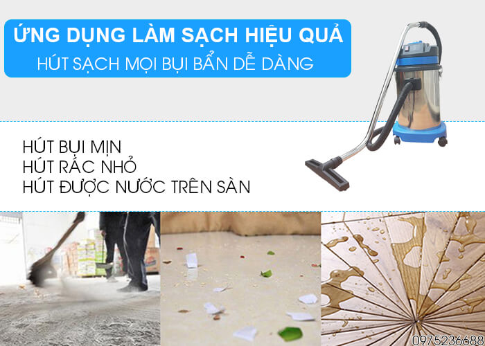 Máy hút bụi hút nước Smart Eco SE 30 hút mọi loại bụi