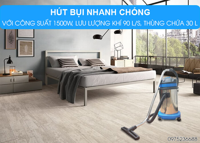 Máy hút bụi hút nước Smart Eco SE 30 hút bụi nhanh chóng