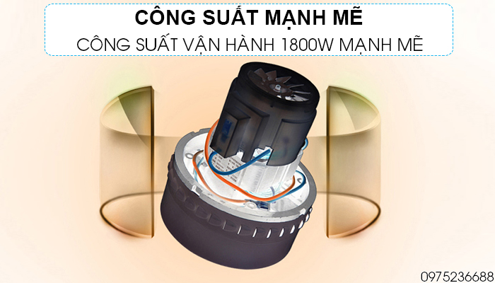 Máy hút bụi hút nước Smart Eco SE 30 HEPA công suất mạnh mẽ