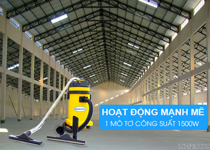 Máy hút bụi khô và nước Smart Eco SE 30P hoạt động mạnh mẽ