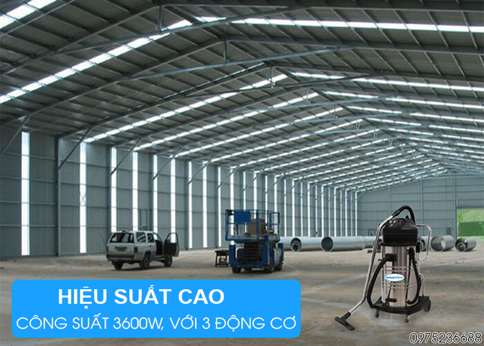 Máy hút bụi hút nước Smart Eco SE S3/80 hiệu suất cao