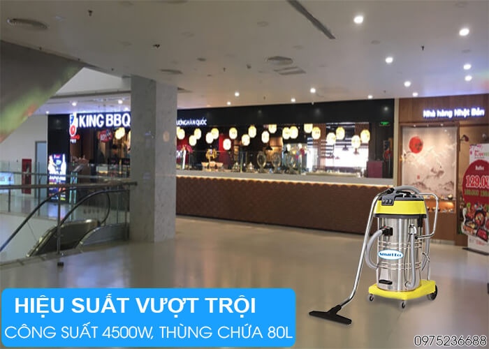 Máy hút bụi công nghiệp Smart ECO SE 4500 hiệu suất vượt trội