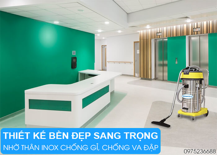 Máy hút bụi công nghiệp Smart ECO SE 4500 thiết kế bền đẹp sang trọng