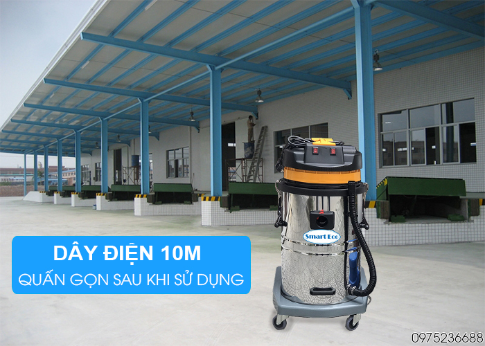 máy hút bụi smart eco se 60l dây điện 10m