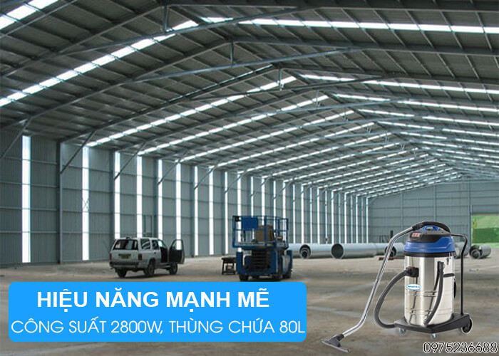 Máy hút bụi khô và ướt Smart Eco SE 802 hiệu năng mạnh mẽ
