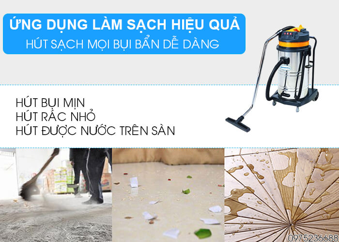 Máy hút bụi hút nước Smart Eco SE 803 hút mọi bụi bẩn