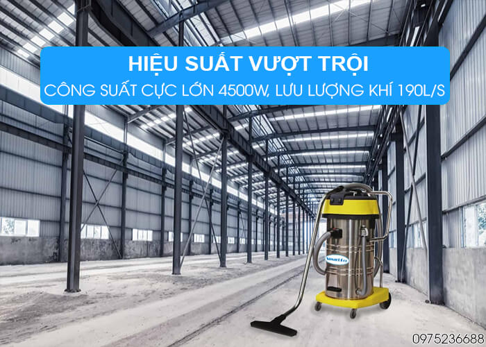 Máy hút bụi công nghiệp Smart Eco SE 903 hiệu suất vượt trội