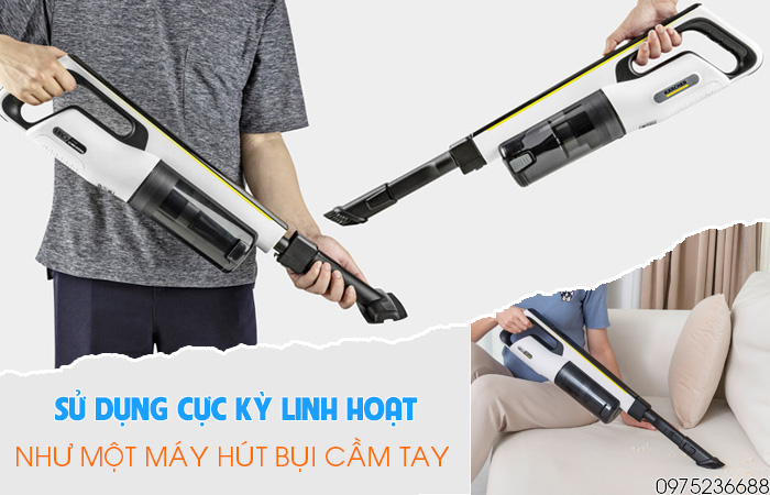 Karcher VC 4s ứng dụng linh hoạt