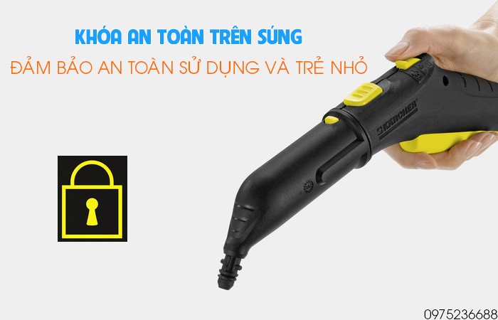 Karcher SC 2 Deluxe EasyFix an toàn khi sử dụng
