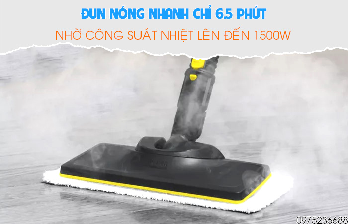 Karcher SC 2 Deluxe EasyFix công suất 1500w