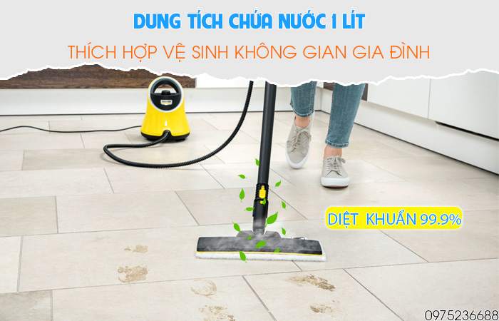 Karcher SC 2 Deluxe EasyFix dung tích 1 lít