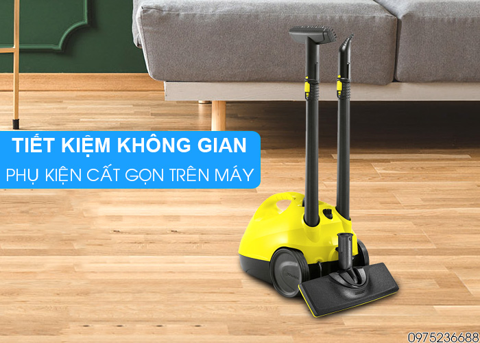 Karcher SC 2 EasyFix tiết kiệm không gian sinh hoạt