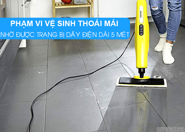 Dây điện Karcher SC 3 Upright EasyFix dài 5 mét