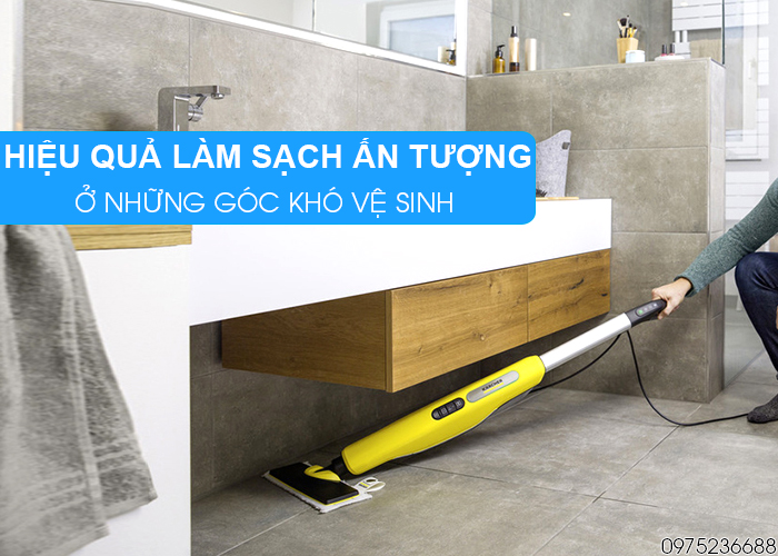 Karcher SC 3 Upright EasyFix cho hiệu quả làm sạch ấn tượng