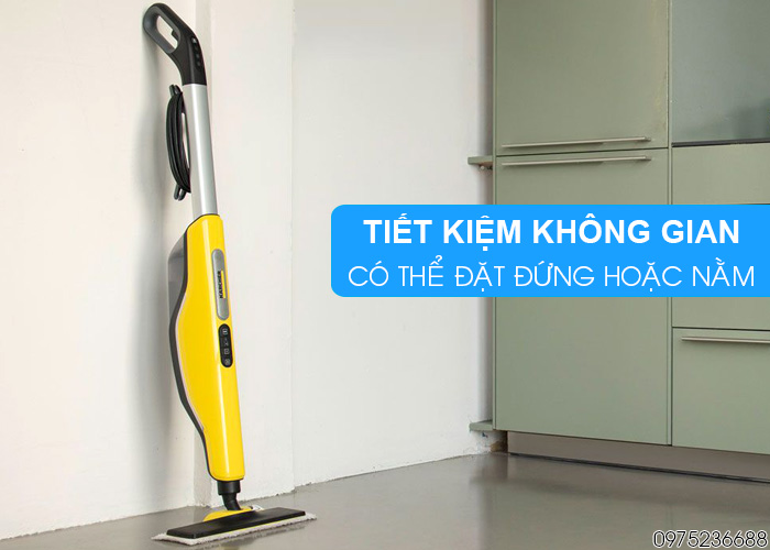 Karcher SC 3 Upright EasyFix tiết kiệm không gian sinh hoạt