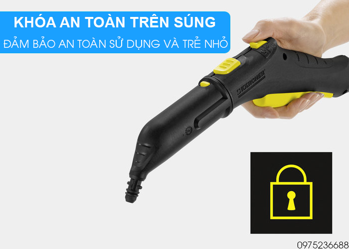 Karcher SC 4 EasyFix Iron Kit đảm bảo an toàn cho người sử dụng