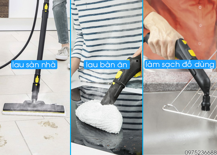 Phụ kiện Karcher SC 4 EasyFix thay thế ứng dụng linh hoạt
