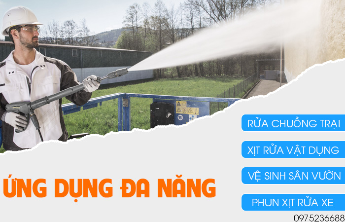 Karcher HD 5/12 C ứng dụng đa năng