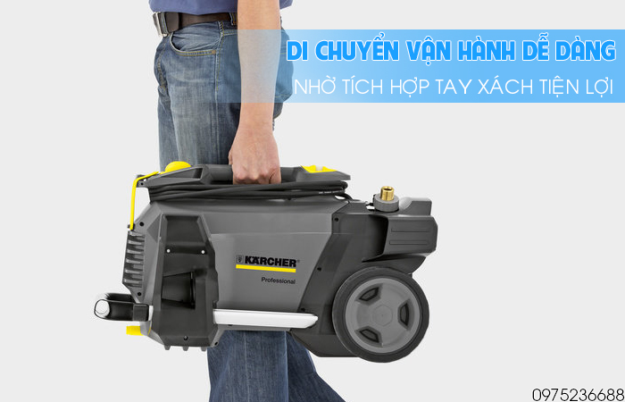 Karcher HD 5/15 C Plus di chuyển dễ dàng bằng tay xách