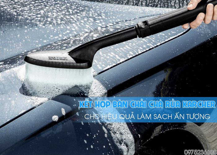 Bàn chải karcher cho hiệu quả làm sạch ấn tượng