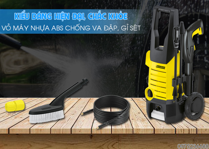 Karcher K2.360 thiết kế vỏ máy ABS siêu bền
