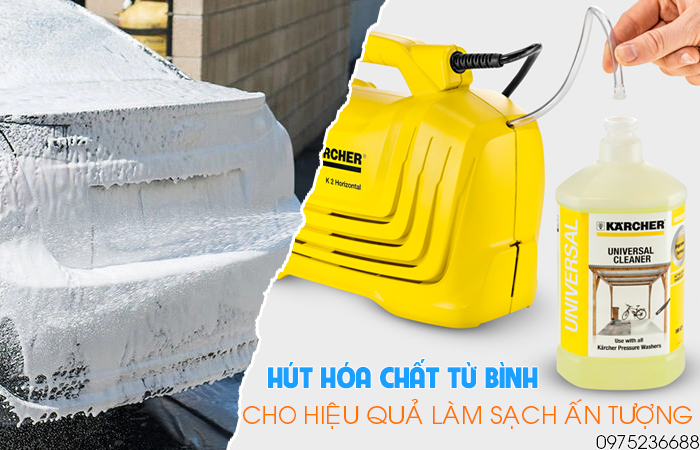 Karcher K2 Classic SEA hút hóa chất từ bình