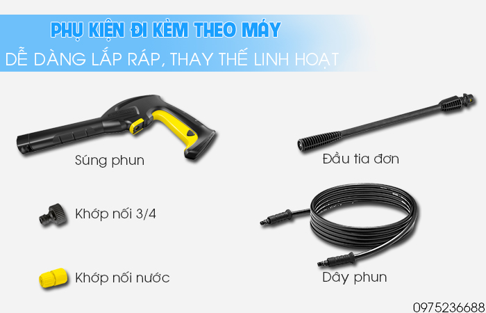 Karcher K2 Classic SEA và phụ kiện