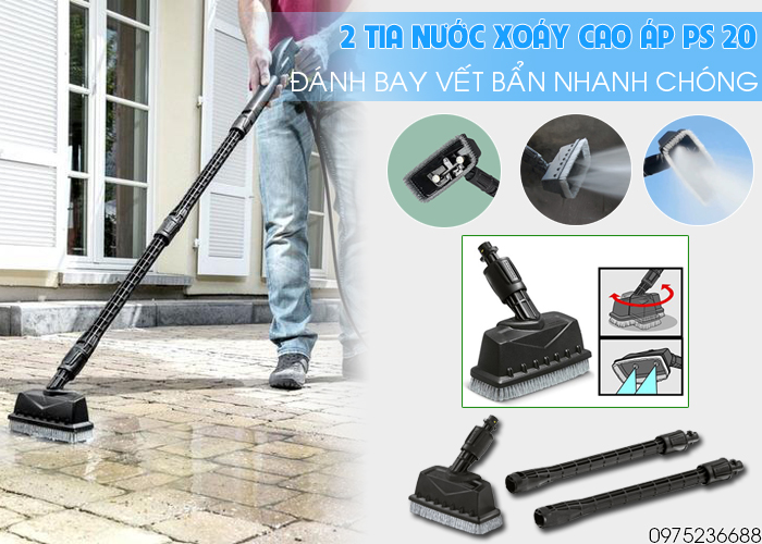 Kết hợp đầu chà Karcher PS 20