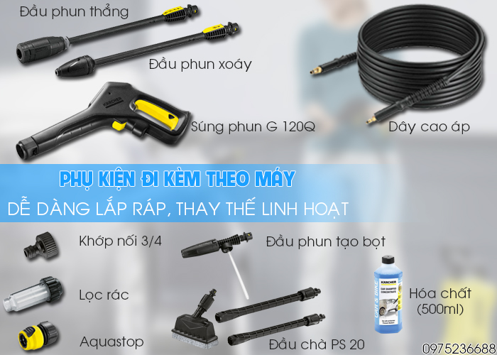 Phụ kiện Karcher K2 Full Control Car & PS 20