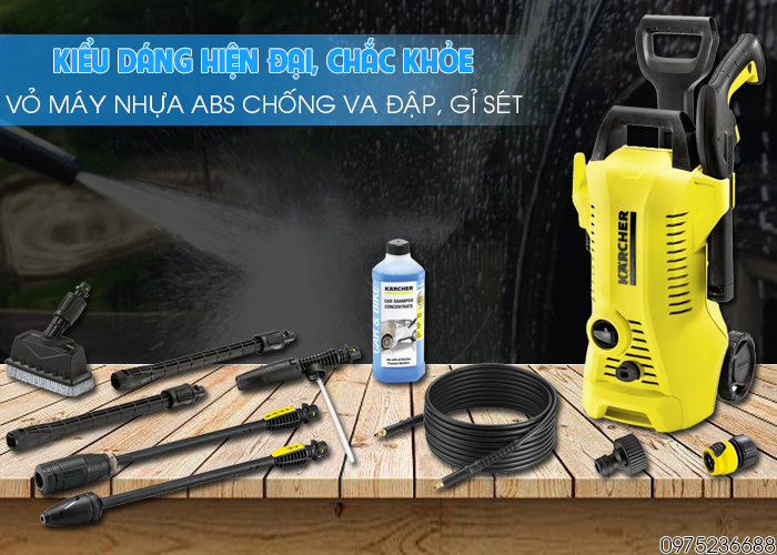Karcher K2 Full Control Car & PS 20 thiết kế hiện đại