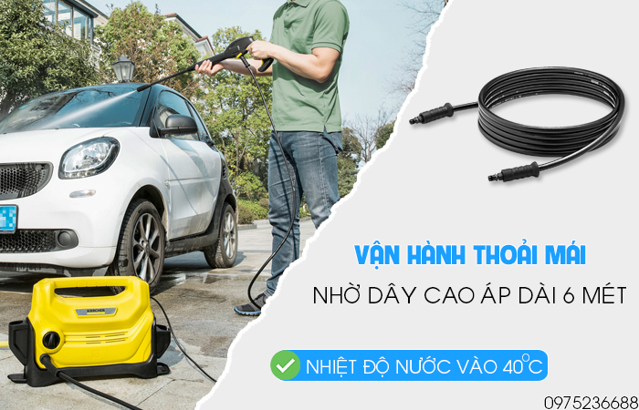 Dây cao áp Karcher K2 Horizontal dài 6 mét