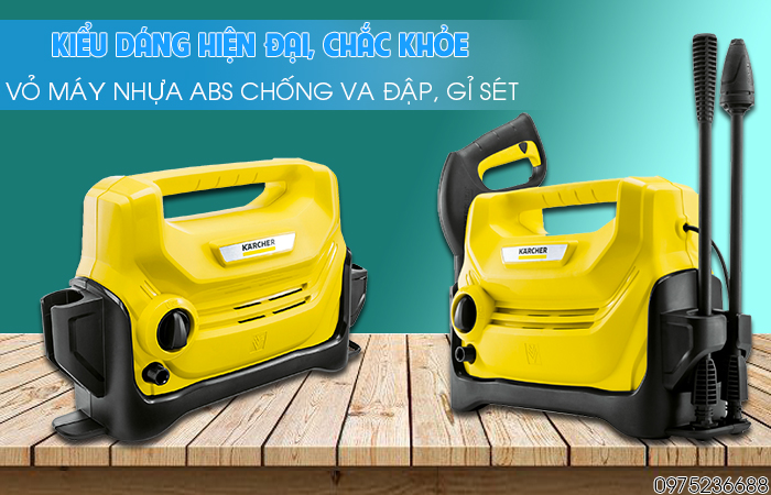 Karcher K2 Horizontal thiết kế hiện đại