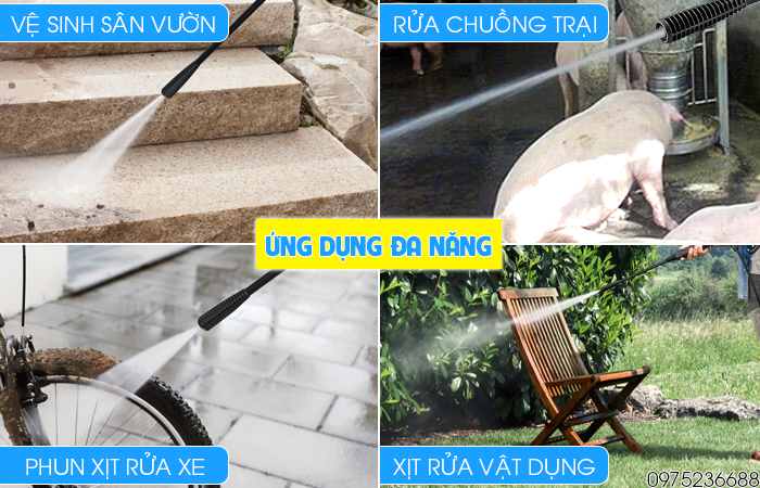 Karcher K2 Horizontal ứng dụng đa năng