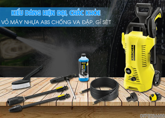 Karcher K2 Power Control Car EU thiết kế hiện đại