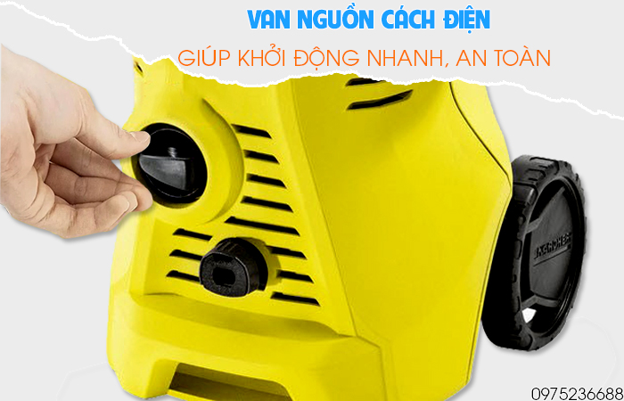 Van nguồn cách điện Karcher K2 Power Control Car & Home EU