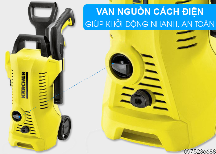 Van nguồn cách điện Karcher K2 Power Control EU