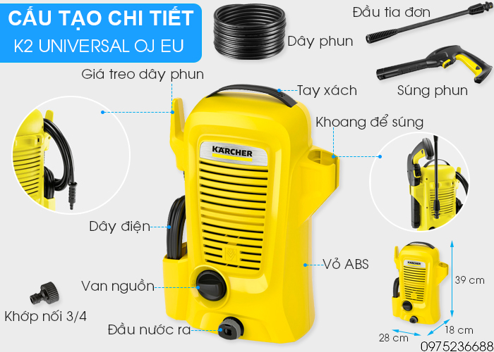 Chi tiết Karcher K2 Universal OJ EU