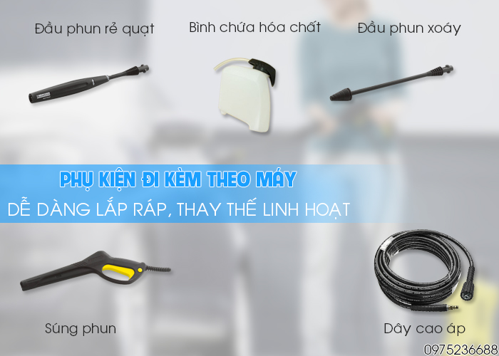 Phụ kiện kèm theo Karcher K3.450