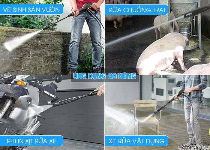 Karcher K3.450 ứng dụng đa năng