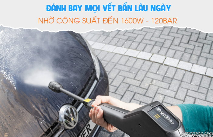 Karcher K3 Power Control EU công suất mạnh mẽ 1600w