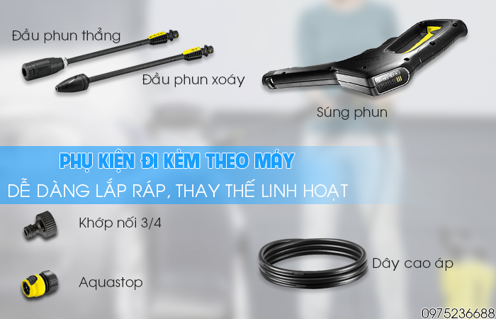 Karcher K3 Power Control EU và phụ kiện