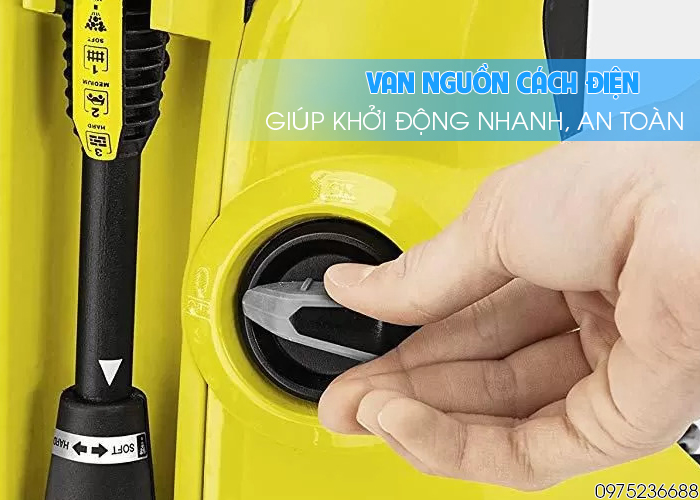 Van nguồn cách điện Karcher K4 Power Control